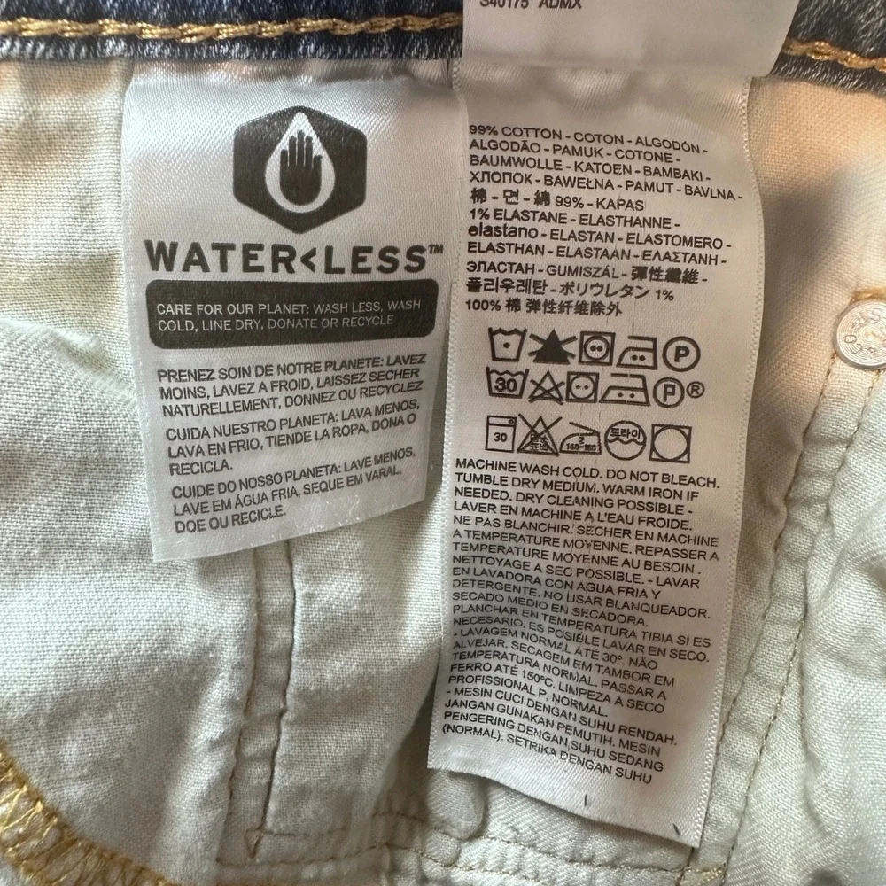 Levi's 505 Jeans Mens 42x32 Regular Fit Light Wash Blue Straight Leg Stretch